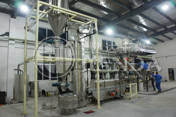 上海雙滾筒刮板干燥機生產線 上海雙滾筒刮板干燥機生產線